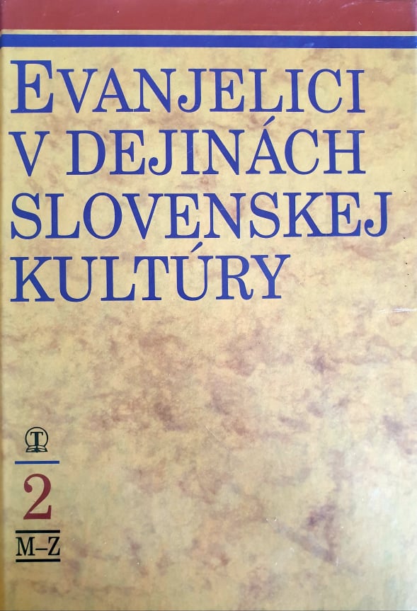 kniha "Evanjelici v dejinách slovenskej kultúry zv. 2"