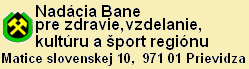 Logo nadácie baní