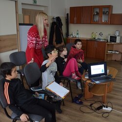 Knižnica v centre pre deti a rodiny