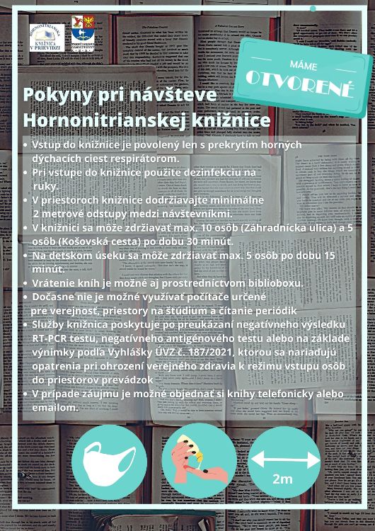 Pokyny pri návšteve knižnice