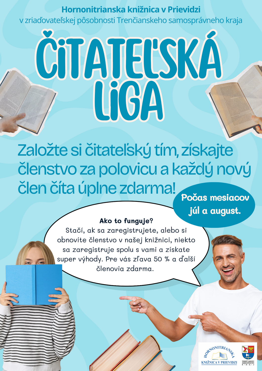 Čitateľská liga plagát