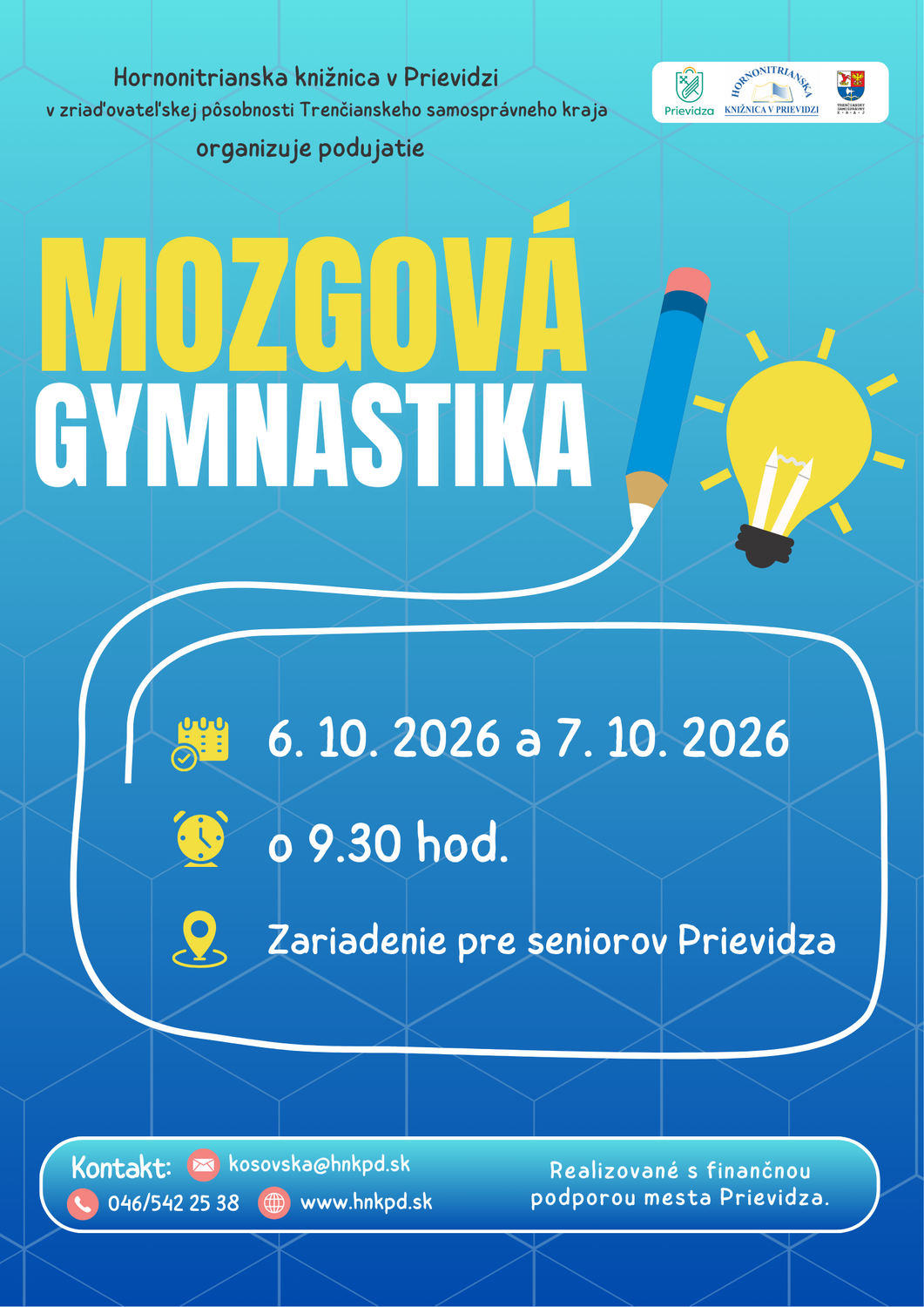 Mozgová gymnastika plagát