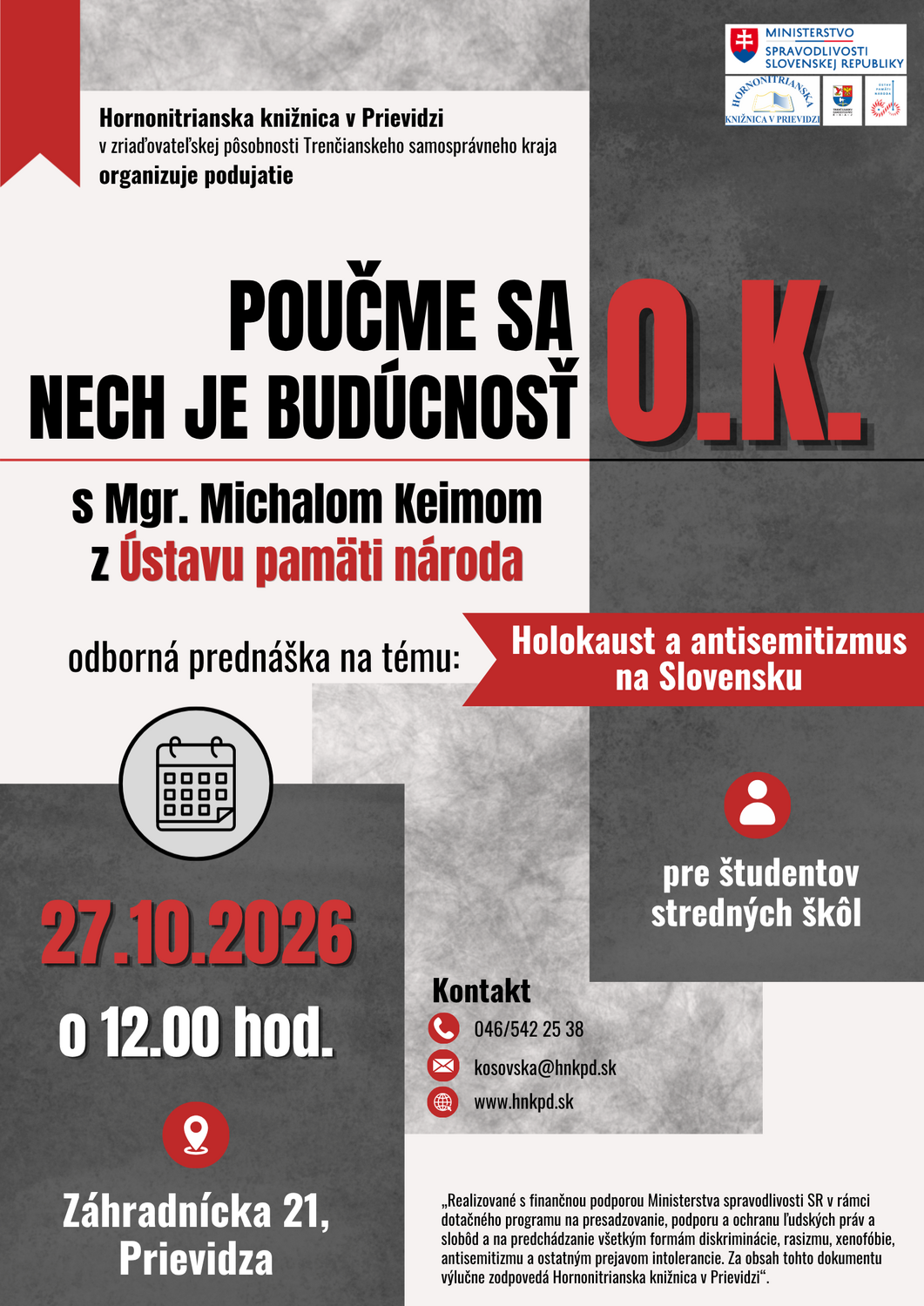 Poučme sa nech je budúcnosť OK