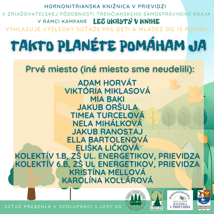 Vyhodnotenie súťaže Vyhodnotenie súťaže
