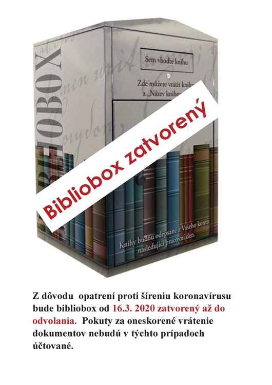 zatvorený bibliobox