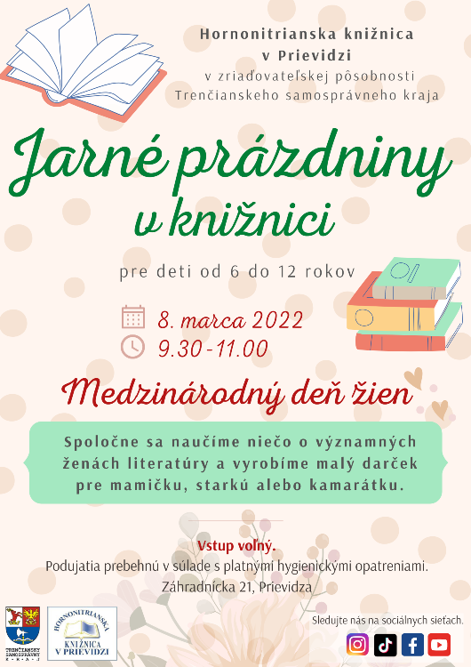 Jarné prázdniny v knižnici