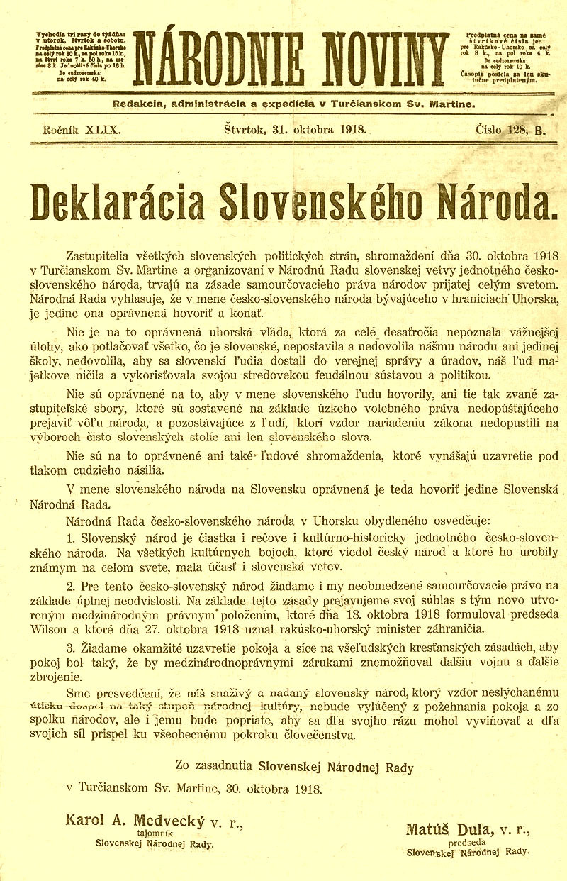 Deklarácia slovenského národa