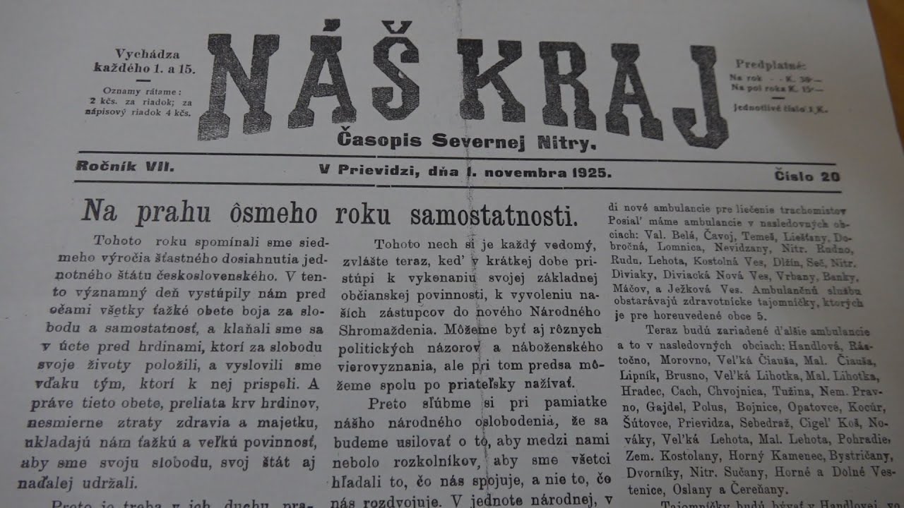 časopis Náš kraj
