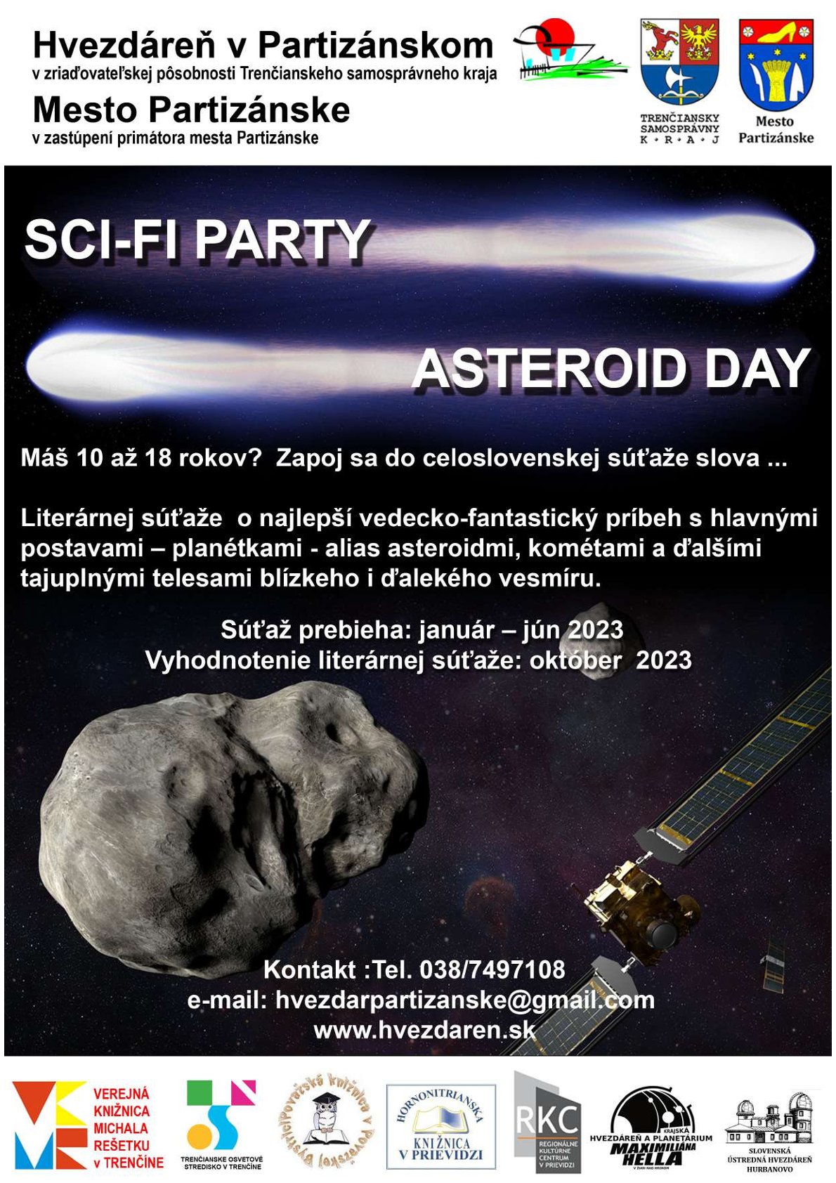 sutaz scifi asteroid party day