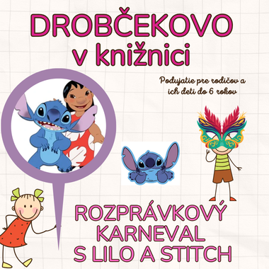 Drobčekovo v knižnici - Rozprávkový karneval s Lilo a Stitch