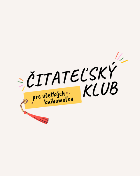 Pridajte sa k nám do Čitateľského klubu
