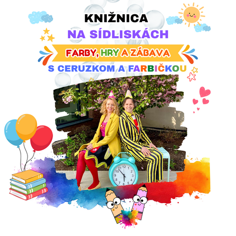 Knižnica na sídliskách zavíta na Zapotôčky s Ceruzkom a Farbičkou