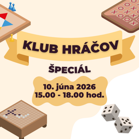 Klub hráčov: zahrajte si, spoznajte nových ľudí a získajte členstvo zdarma