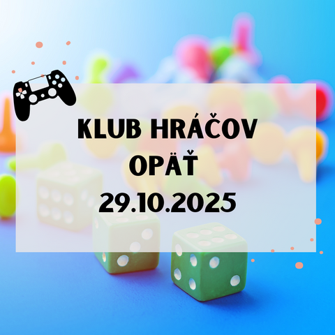 Klub hráčov sa 15.10.2025 a 22.10.2025 neuskutoční