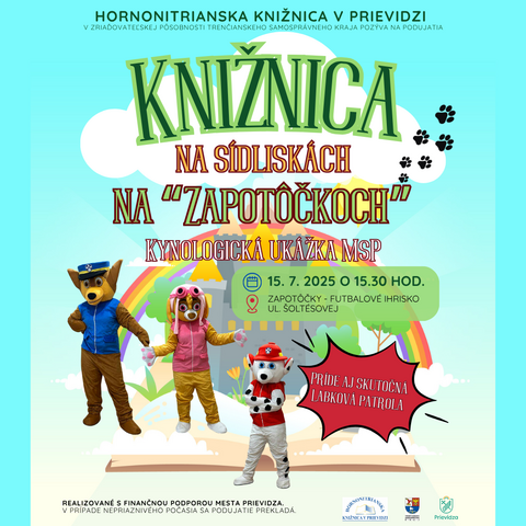 Knižnica na Zapotôčkoch s Labkovou patrolou 
