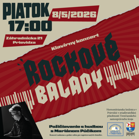 Rockové balady na klavíri