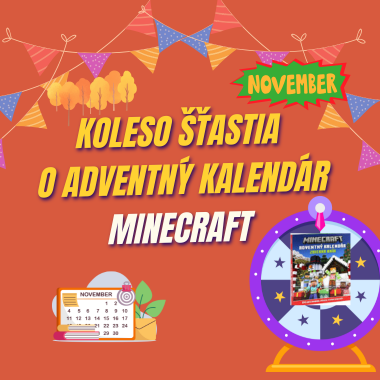 Koleso šťastia o MINECRAFT ADVENTNÝ KALENDÁR Koleso šťastia o MINECRAFT ADVENTNÝ KALENDÁR