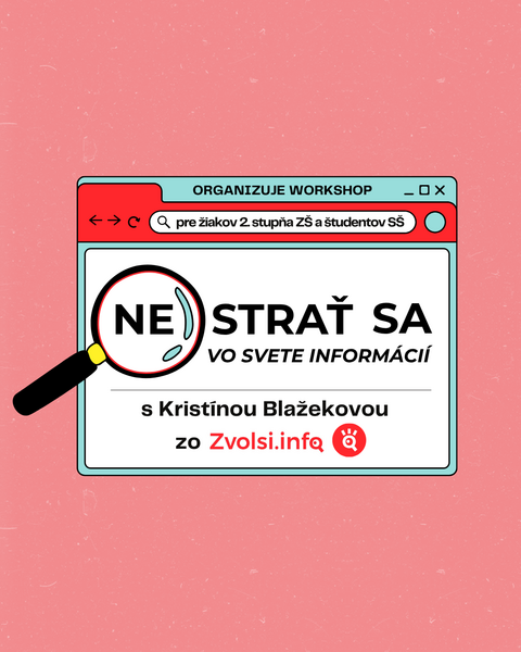 Nestrať sa vo svete informácií