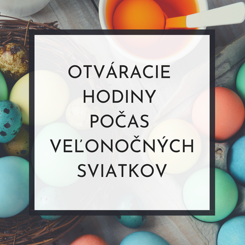 Otváracie hodiny počas veľkonočných sviatkov