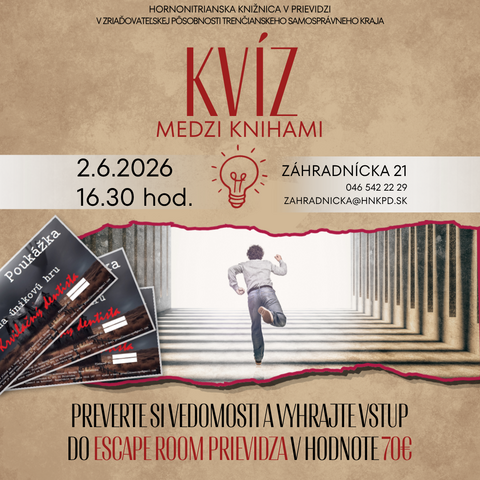 Júnový kvíz medzi knihami