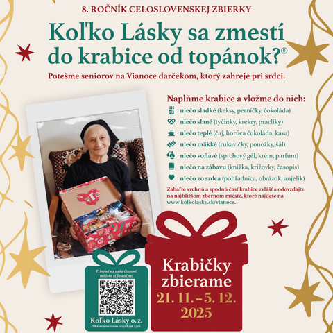 Koľko lásky sa zmestí do krabice od topánok?