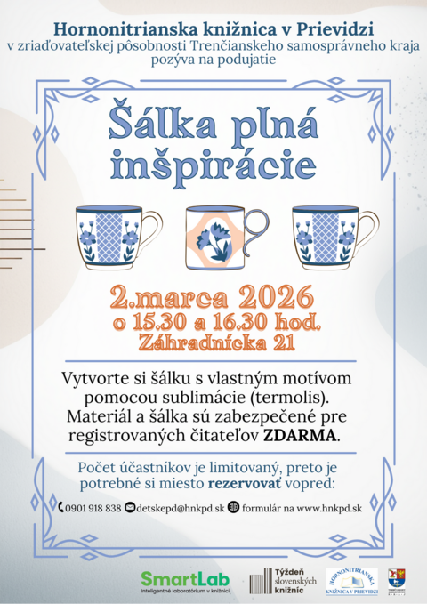 Vyrobte si vlastnú "šálku plnú inšpirácie"