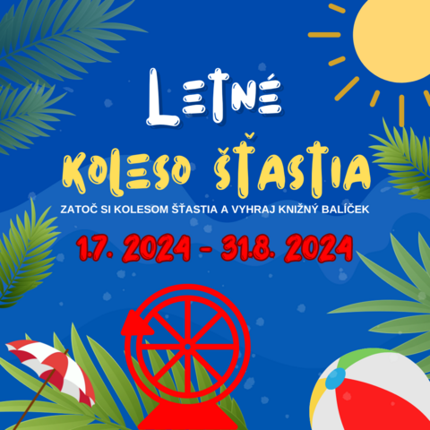Zatočte si kolesom šťastia a vyhrajte knižný balíček Zatočte si kolesom šťastia a vyhrajte knižný balíček