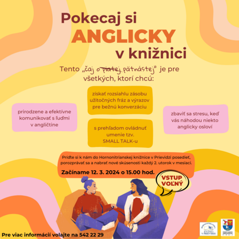 Pokecaj si Anglicky v knižnici Pokecaj si Anglicky v knižnici