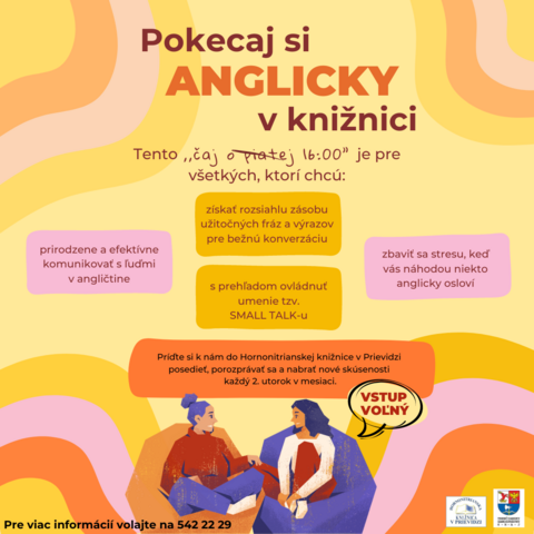 Pokecaj si Anglicky v knižnici Pokecaj si Anglicky v knižnici