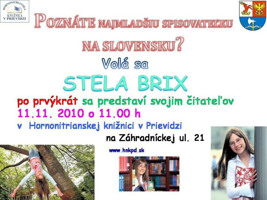 STELA BRIX - stretnutie so spisovateľkou 2010