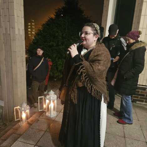 Nestrať sa vo svete informácií v hornonitrianskej knižnici - Lampiónový sprievod 2025 (4)