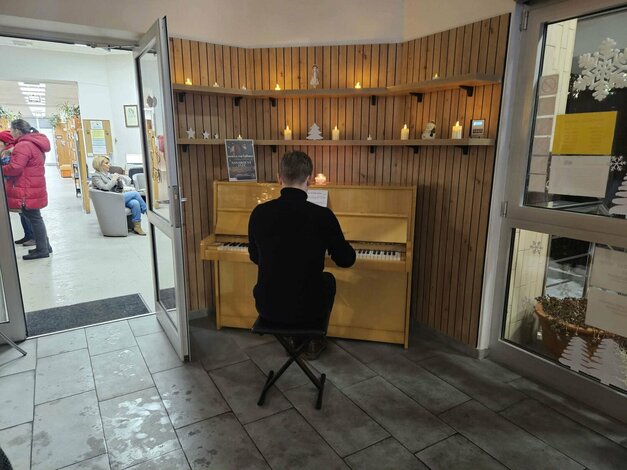 Novoročný jazz v hornonitrianskej knižnici - Novoročný jazz v Hornonitrianskej knižnici (2)