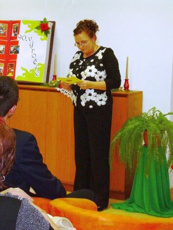 O našej histórii stručne informovala riaditeľka HNK Mgr. Silvia Myšiaková