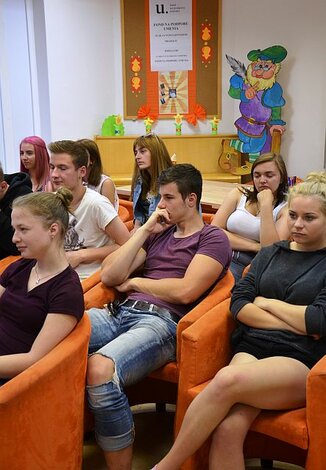 Publikum študentov SOŠ Kalinčiaka