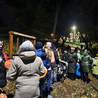 So svetielkami na prievidzský hrad