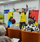 Adolf Dudek v Hornonitrianskej knižnici (15) Adolf dudek v hornonitrianskej knižnici - Adolf Dudek v Hornonitrianskej knižnici (15)