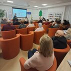 Erika Jarkovská v Hornonitrianskej knižnici