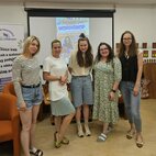 Hedviga m. gutierrez po štvrtýkrát v hornonitrianskej knižnici - Hedviga M. Gutierrez v Hornonitrianskej knižnici (15)