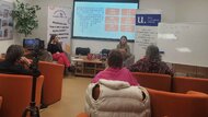 Svetom cez stránky kníh s dominikou sakmárovou - Dominika Sakmárová v Hornonitrianskej knižnici (15)