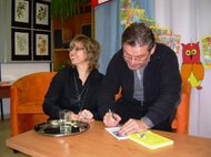 L. Kerata s regionálnou autorkou L. Gahérovou.
