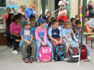 Deti zo Špeciálnej základnej internátnej školy v Prievidzi.