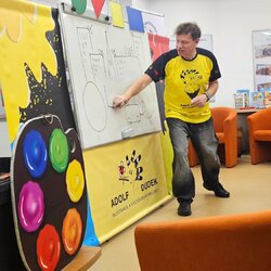 Adolf Dudek v Hornonitrianskej knižnici (3)